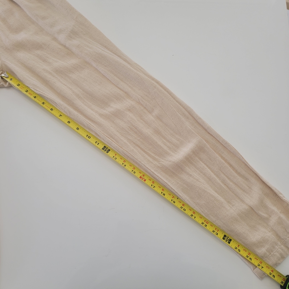 Sincerely Jules Cream Jumpsuit long sleeves and can be worn 3/4 Size Xs - Picture 12 of 12